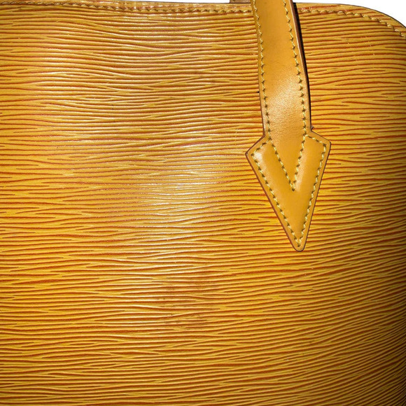 VINTAGE LOUIS VUITTON Lussac Epi Leather Shopper GM Yellow - Picture 5 of 16